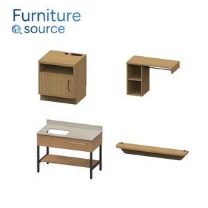 ชุดห้องนอนสไตล์มินิมอลสำหรับตกแต่งโรงแรมแฮมป์ตันอินน์ชุดห้องนอนแผ่นไม้อัด MDF + HPL + จากโรงงานเวียดนาม - Product Image 1