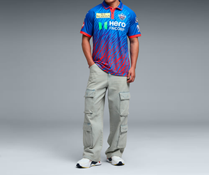 Maillot de cricket de la nouvelle saison 2026 des Delhi Capitals IPL, personnalisé, premium, à séchage rapide, respirant, T-shirt de sport, édition fan DC, vente en gros OEM - Product Image 4