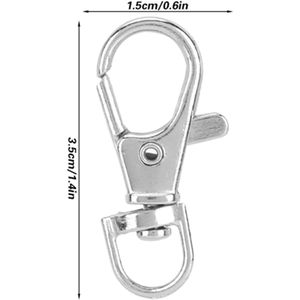 12 Pezzi Chiusure per Gabbie di Cani e Gatti 1.4x0.6in, Clip per Gabbie di Uccelli e Rettili, Chiusure per Animali Domestici - Product Image 3