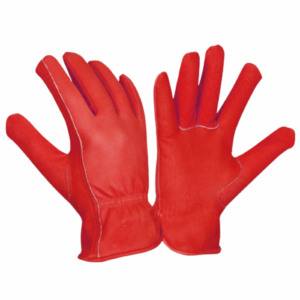 Guantes de Conducción de Cuero de Cabra de Alta Calidad, Antivibración, Antiestáticos, con Puño Elástico Ajustable - Product Image 3