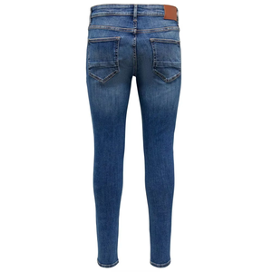 Jean droit en denim lavé 100 % coton respirant et à séchage rapide pour homme, coupe ajustée, qualité supérieure, service OEM - Product Image 2