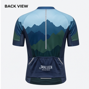 เสื้อจักรยานผู้ชาย MALUZA INDUSTRIES แบบสั่งพิมพ์ลายได้ ระบายอากาศ แห้งเร็ว ป้องกันแบคทีเรีย ผลิตจากโพลีเอสเตอร์ สำหรับปั่นจักรยานบนถนน ขายส่ง - Product Image 2