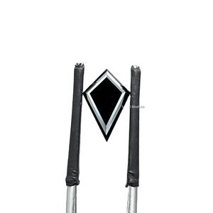 Moissanita negra de corte escalonado, moissanita de forma única para anillo de compromiso, piedras de corte personalizado, regalo de aniversario - Product Image 1