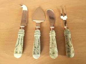 Juego de cuchillos para queso de metal elegante, de venta directa de fábrica, que eleva los momentos sencillos a experiencias con estilo, nunca pasa de moda. - Product Image 2