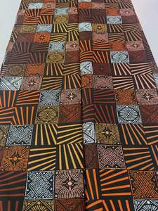 Tissu en coton ciré africain personnalisé du Kenya pour vêtements, sacs, robes avec services OEM pour la promotion et le branding politique - Product Image 3