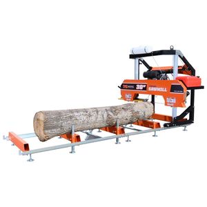 Segheria Portatile Certificata EPA da 38 Pollici, Lunghezza Binario 13FT, Motore V-Twin da 24 HP, Carrello a 4 Montanti, Serbatoio Acqua da 10 L, TMG PS per Legno - Product Image 6