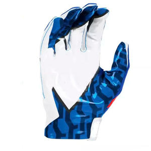 Gants de football américain professionnels personnalisés avec grip en silicone pour récepteurs, unisexes, avec logo personnalisé du fabricant, gants de rugby - Product Image 2