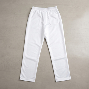 Custom High Quality Men's Casual <b>White</b> Sweatpants Track Pants with Chenille Lettering Print Streetwear <b>Joggers</b> - Product Image 3