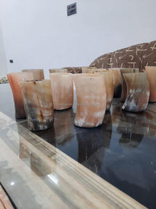 Cuerno de bebida vikingo auténtico con artesanías de cuerno natural de INDIA, jarras de taza de cuerno de bebida al por mayor - Product Image 6