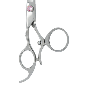 Ciseaux de coiffure en cobalt à lame pivotante simple en acier inoxydable pour effilage des cheveux, usage manuel en salon ou à domicile - Product Image 5