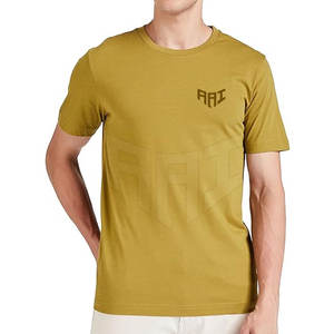 Camiseta de Hombre para Uso Diario, Manga Corta, Corte Cómodo, Color Sólido, Estilo Moderno - Product Image 1