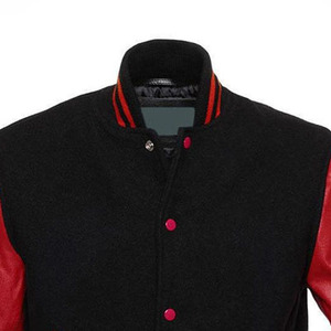 Men's Custom Made High Quality Varsity <b>Jackets</b> Thick Canvas Fabric Stand Collar <b>Winter</b> Season Geometric Hooded 100% Wool - Product Image 5