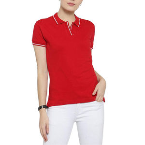 Camiseta Polo de Manga Corta con Logotipo Personalizado para Mujer, Transpirable, Informal, para Golf, Venta al Por Mayor - Product Image 1