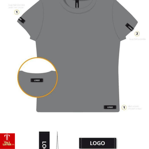 Camiseta de Manga Corta con Cuello Redondo para Hombre T LAYER CO., Corte Regular, Color Sólido, Informal, Tejido de Punto Jersey, Transpirable, Diseño Liso - Product Image 4
