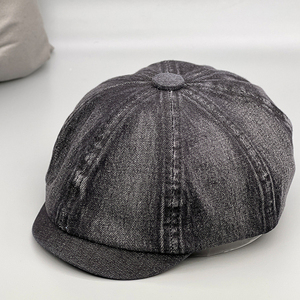 Gorra Newsboy de Pana Personalizada con Etiqueta Privada, Gorra Baker Boy Retro de Ala Suave, Gorra Cabbie de Pana de Venta Caliente al por Mayor con Logotipo Personalizado - Product Image 2