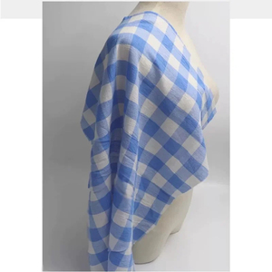 VEMPIRE INDUSTRY High Quality Customizable Men's Plaid Poplin <b>Yarn</b> Dyed Button-Up Turn-down Collar Casual Shirt Chest Pocket - Product Image 4
