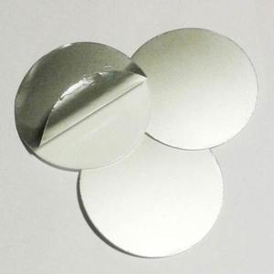 Opercules de scellage en aluminium à induction, personnalisées, pour bouteilles en PE/PS/PET/PP/verre, à décollement facile (lift-peel), avec joint d'étanchéité. - Product Image 5