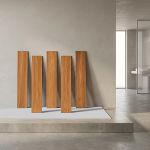Pine Brown 200x1200mm Glossy Wood Look Porcelain Plank Floor Tiles 12mm Thickness Non-Slip Natural Timber Finish India Export - Product Image 5