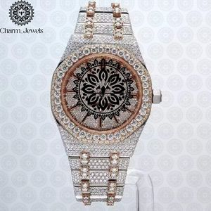 Reloj de Lujo Charm Jewels de Acero Inoxidable con Caja Cuadrada, Movimiento Mecánico Analógico, para Hombre, Esfera de 40 mm, Correa de 20 mm, Resistente al Agua 10 Bar - Product Image 1