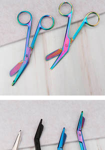 Tijeras para Vendajes de Acero Inoxidable Quirúrgico, Tijeras para Aplicación de Apósitos, Venta de Fábrica - Product Image 4