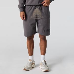 เสื้อสเวตเตอร์ขนแกะเทอร์รี่แบบพรีเมี่ยมสำหรับสตรีทแวร์เสื้อซับเหงื่อกางเกงขาสั้นลายนูนออกแบบได้ตามต้องการสำหรับฤดูร้อน - Product Image 3