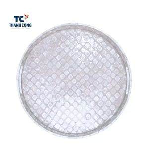 Meilleure vente plateau de service en nacre plateau de service fait à la main hostelling nacre plateau de service en gros pour hôtel - Product Image 4