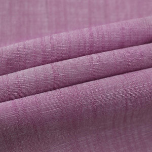Camisa Casual de Mezclilla Morada para Hombre, Manga Larga, Bolsillos en el Pecho, Cuello Camisero, 100% Algodón, Corte Regular, Transpirable, para Todas las Temporadas - Product Image 2