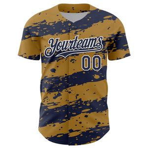 Maillot de baseball personnalisé pour adultes, impression par transfert thermique, respirant, 100% polyester, col rond, manches courtes, uniforme d'équipe unisexe - Product Image 2