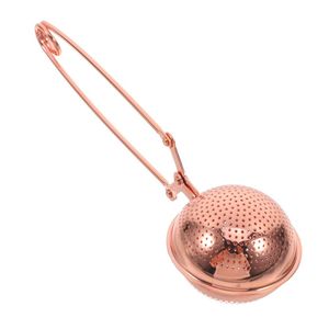 Cuillère infuseur à thé de luxe en laiton massif, réutilisable, filtre à feuilles de thé en vrac, accessoire vintage pour la préparation de tisanes - Product Image 2