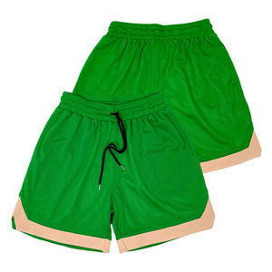 กางเกงขาสั้นกีฬาผู้ชาย ระบายอากาศ แห้งเร็ว ผ้าตาข่าย สำหรับวิ่ง บาสเก็ตบอล ออกกำลังกาย ขายส่ง - Product Image 2