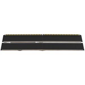 Rampe pliable en aluminium de 10 pieds avec surface antidérapante, rampe d'accès pour fauteuils roulants avec plaques de transition - Product Image 1