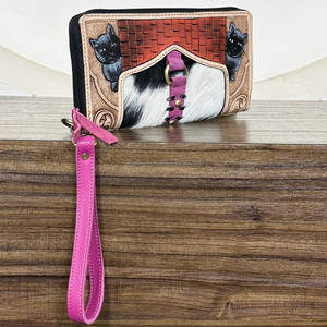 Nuevo Modelo de Carteras de Mano de Cuero Hechas a Mano, Estilo Largo, Multifuncionales, para Mujer, con Espacio para Teléfono Celular, Disponibles al por Mayor - Product Image 4