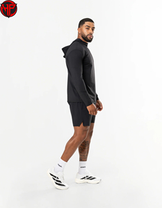 Camiseta Deportiva Personalizada de Manga Larga con Cuello Redondo, para Gimnasio, de Algodón y Poliéster, Elástica en Cuatro Direcciones, Transpirable, Unisex, OEM, ODM - Product Image 2