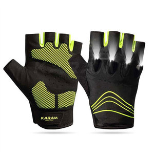 Gants demi-doigts respirants et durables à bas prix, personnalisez votre logo, pour usage extérieur, fabriqués au Pakistan - Product Image 1