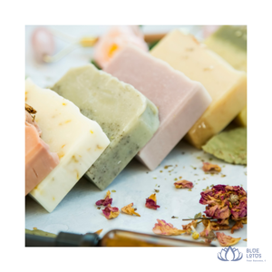 [MEJOR VENTA] |   Jabón de musgo marino ecológico vegano exfoliante para baño, lavado de manos y rostro, suministro para hoteles y spas de Blue Lotus Farm - Product Image 1