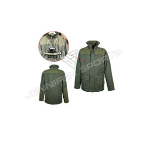 Custom Logo <b>Men's</b> Wool/<b>Soft</b> <b>Shell</b> Fabric <b>Jacket</b> With Multi Pockets Outdoor Tactical <b>Jacket</b> Coat For <b>Men</b> Hunting Clothes <b>Men</b> - Product Image 3
