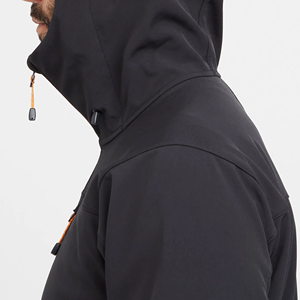 Custom Men's Waterproof Softshell Jacket Outdoor Windbreaker Hooded Workwear <b>Coat</b> Sports Fleece <b>Lined</b> Tactical Jacket - Product Image 3