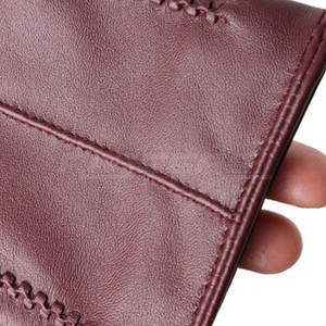 Gants en cuir pour femmes, marque privée, sans doublure, coupe ajustée, longueur poignet, doigts complets, style élégant et uni, gants d'hiver, vente en gros - Product Image 6