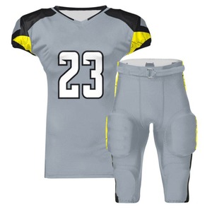 Maillot de football américain personnalisé en maille polyester, coupe ample, style streetwear, avec motif graphique, t-shirt surdimensionné à manches courtes, anti-humidité - Product Image 1