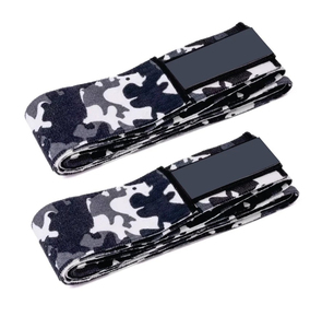 Bandes de genou de haute qualité pour la sécurité en fitness, longueur 78 pouces, paire pour haltérophilie, powerlifting, soulevé de terre, squats en salle de sport - Hommes Femmes - Product Image 2