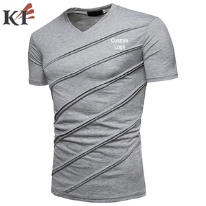 เสื้อยืดคอกว้าง แขนสั้น ผ้าฝ้าย 100% สกรีนโลโก้ด้านหน้า ระบายอากาศ แห้งเร็ว สวมใส่สบาย ทรงหลวม สำหรับผู้ชาย - Product Image 4