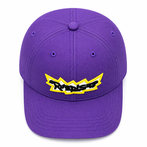 หมวกแก๊ปสีม่วง 6 แผง แบบ Snapback ปักโลโก้ คุณภาพดี สำหรับทุกเพศ สวมใส่สบาย - Product Image 4