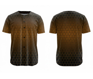 Fabricante de Camisetas de Béisbol Sublimadas Personalizadas, Uniformes de Equipo OEM y ODM |   Béisbol de Poliéster Transpirable - Product Image 4