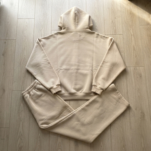 Ensemble de survêtement unisexe imprimé en relief avec capuche et fermeture éclair, manches longues, en coton, sweat-shirt et pantalon, tenue décontractée d'hiver, ensemble de survêtement personnalisé - Product Image 2