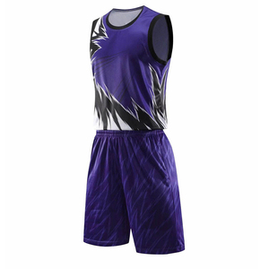 Tenues de basketball en mesh respirant, grandes tailles, avec design personnalisable, protection antibactérienne, séchage rapide et unisexe - Product Image 3