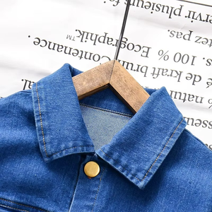 Chaquetas de Mezclilla para Niños y Niñas, Chaqueta de Mezclilla a Cuadros Unisex para Bebés y Niños Pequeños - Product Image 5