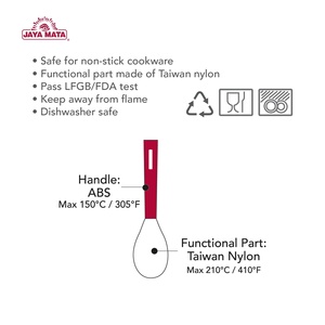 Pelle à riz en nylon Jaya Mata Taiwan JM292, résistante à la chaleur, solide, sans danger pour les aliments, compatible four, cuillère de service, compatible lave-vaisselle, poignée ergonomique - Product Image 6