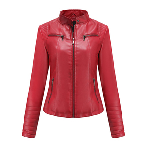 Custom Genuine Leather Women's Winter Jacket with Custom Logo Printing OEM/ODM Private Label Service - Product Image 1