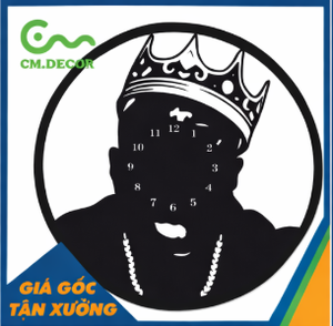 Horloge murale numérique 3D décorative TDH018 en quartz, 35 cm x 35 cm, simple face, Art Déco, LUMINOVA, décoration de portrait scénique pour anniversaire - Product Image 4