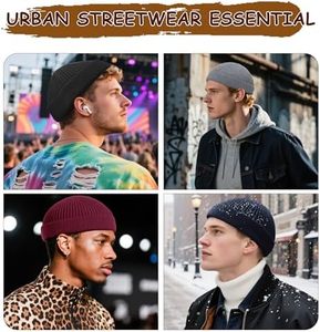 Berretto da Pescatore Unisex Nero a Costine di Alta Qualità, Cappello Corto Lavorato a Maglia con Risvolto, Berretto da Marinaio Personalizzabile con Logo, Vendita all'Ingrosso OEM - Product Image 5